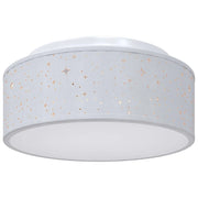 Lampada da soffitto Grigio 30 x 30 x 13,5 cm Tessuto CFW3910865
