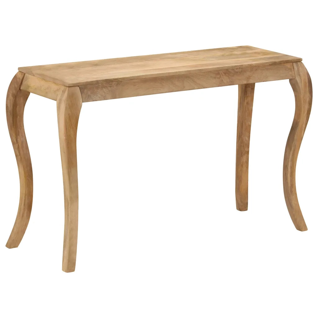 Tavolo Consolle in Legno Massello di Mango 118x38x76 cm 247115