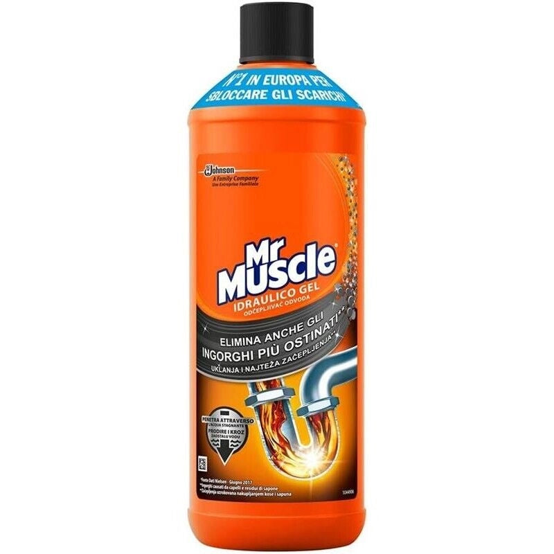 MR MUSCOLO DISGORGANTE IDRAULICO IN GEL FORMATO BIPACCO 1LTX2
