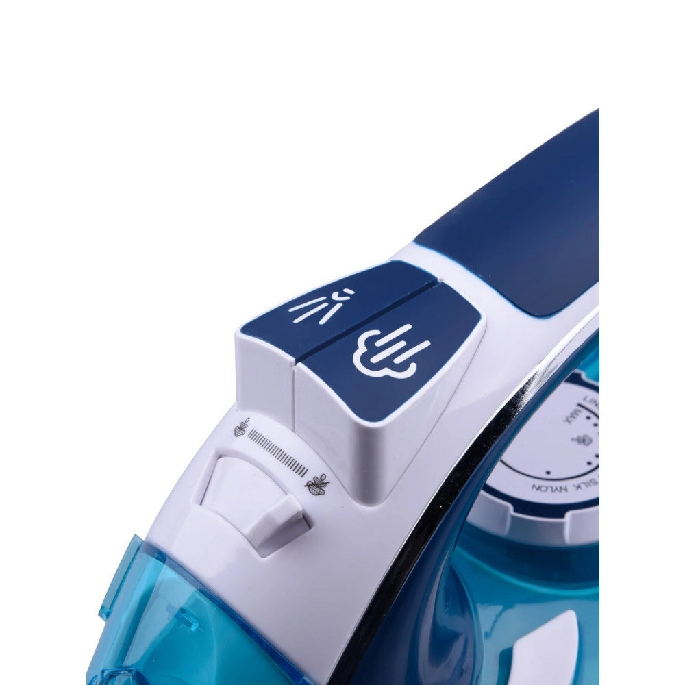 Trade Shop - Ferro Da Stiro A Vapore 2000 W Termostato Vapore Piastra In Ceramica Steam Iron -