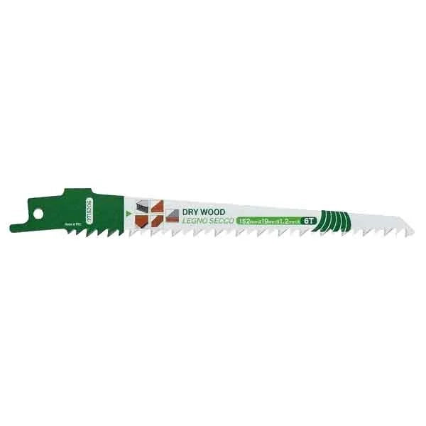 LAMA PER SEGA UNIVERSALE TAGLIO LEGNO SECCO ECEF 152 mm - 2 pezzi- ECEF