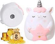 Pigione di plastica inamovibile - cassaforte per monete - regalo di compleanno - pigione per bambini - pigione per adulti