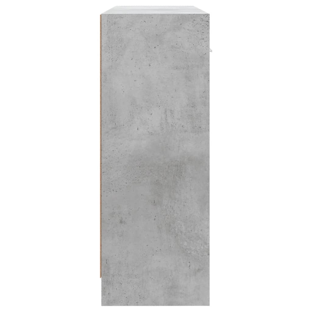 Buffet credenza cassettiera armadio mobile contenitore organizer per cucina soggiorno salotto 91 x 28 x 75 cm legno ingegnerizzato grigio 02_0032125