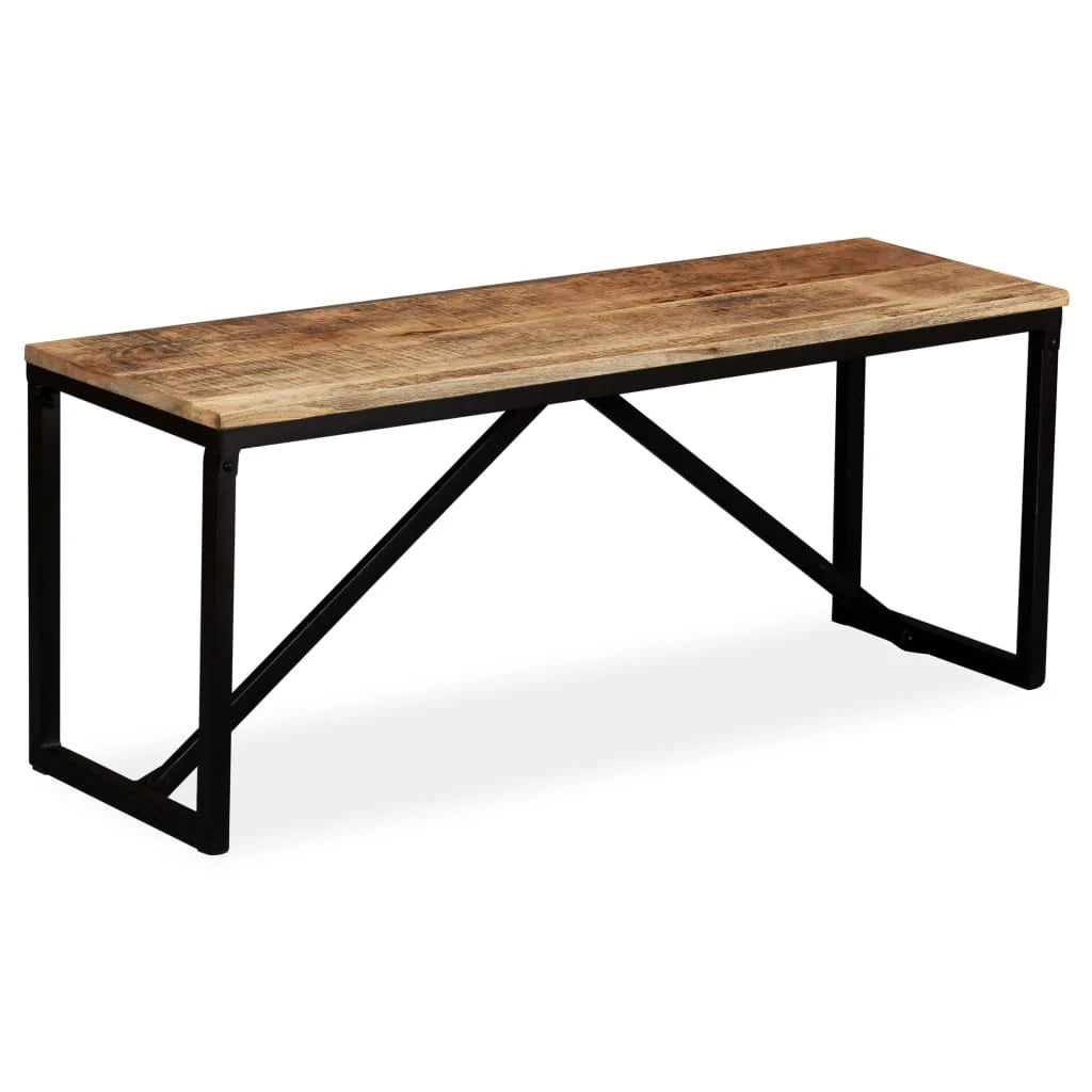 Panca 110 x 35 x 45 cm in legno massello di mango 02_0021235