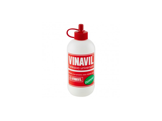 Colla vinilica bianca Vinavil tappo rosso adesivo universale inodore - 100 g