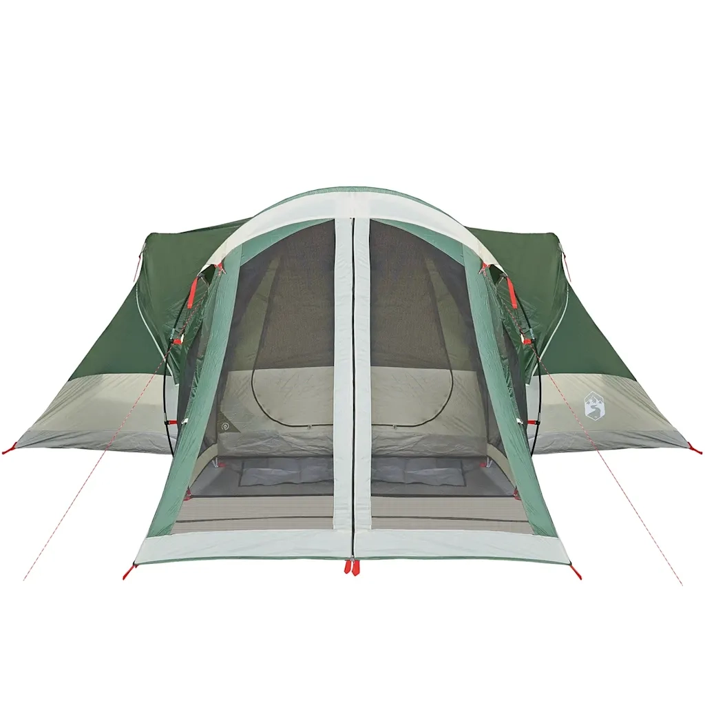 Tenda Familiare Tipi per 8 Persone-Tenda da campeggio Verde Impermeabile 346810