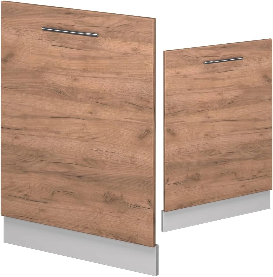 Pannello frontale della lavastoviglie Fame-Line, Quercia dorata, 60 cm senza piano di lavoro, per la combinazione con altri moduli della serie Fame-Line