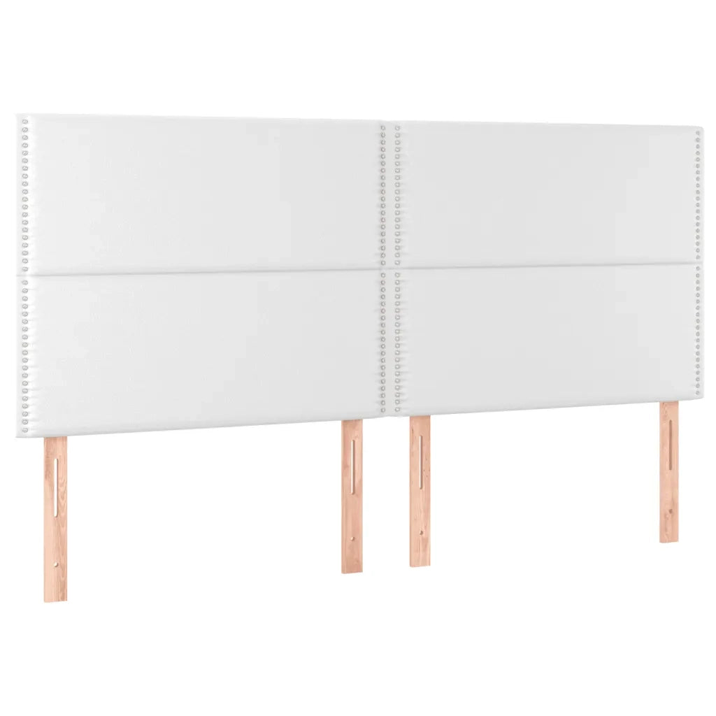 Giroletto Molle con Materasso e LED Bianco 200x200cm Similpelle cod mxl 63744