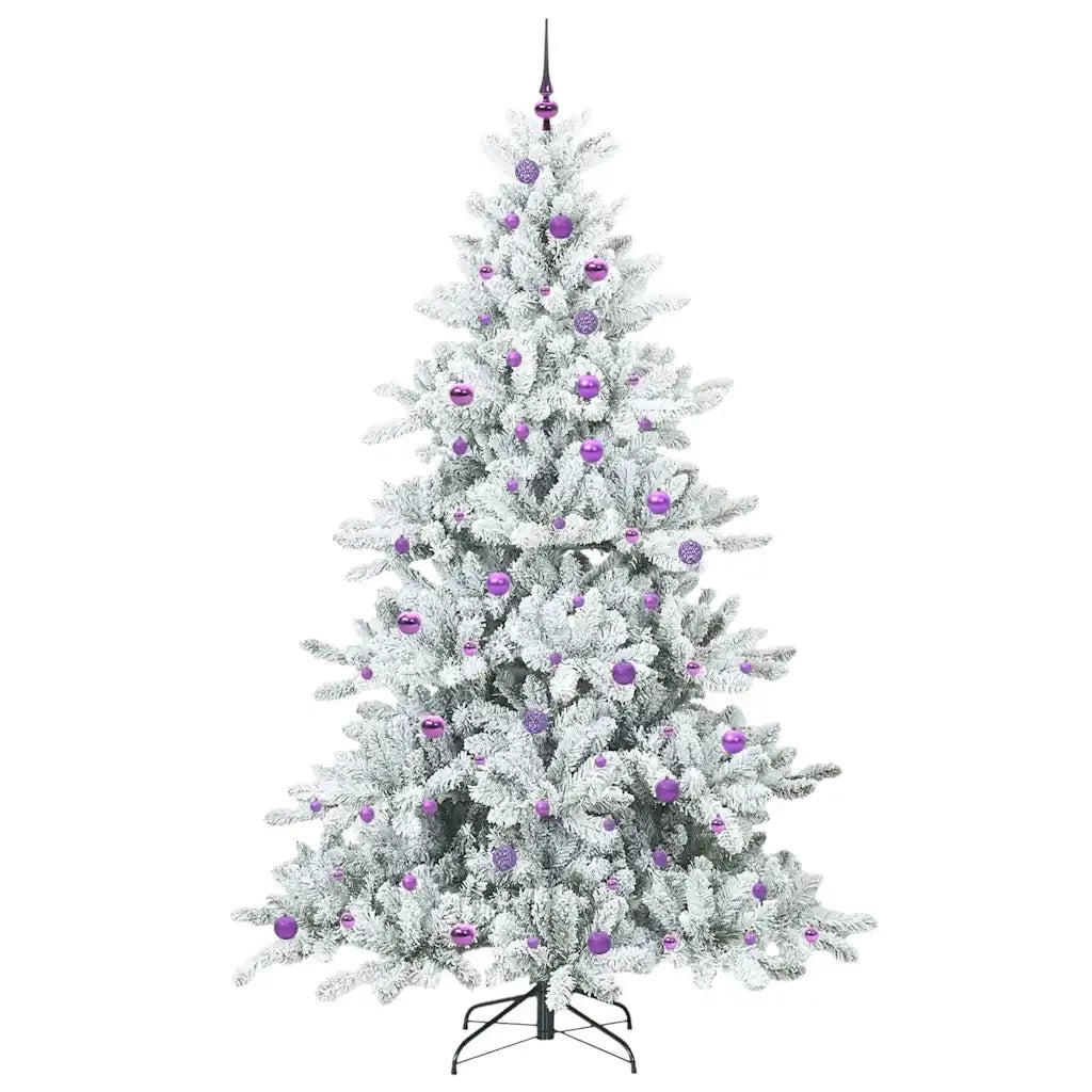 Albero di Natale Artificiale con Rami Pieghevoli Bianco 240 cm 3397750