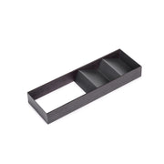 Portacoltelli per cassetto Orderbox, 150x470 mm, Acciaio e Legno, Grigio antracite
