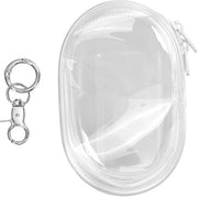 Cassa trasparente per collezionisti di bambole con chiusura a chiave e palline colorate - cassa blindata in PVC per collezionisti di bambole