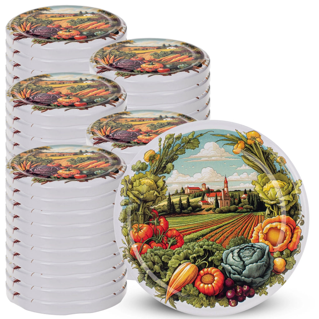 KADAX 50x Jar Caps Fi 82 Tappi per Barattoli Coperchi Conserva