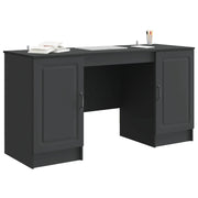 Scrivania | Tavolo da Ufficio Nero 142,5 x 50 x 75 cm Legno ingegnerizzato