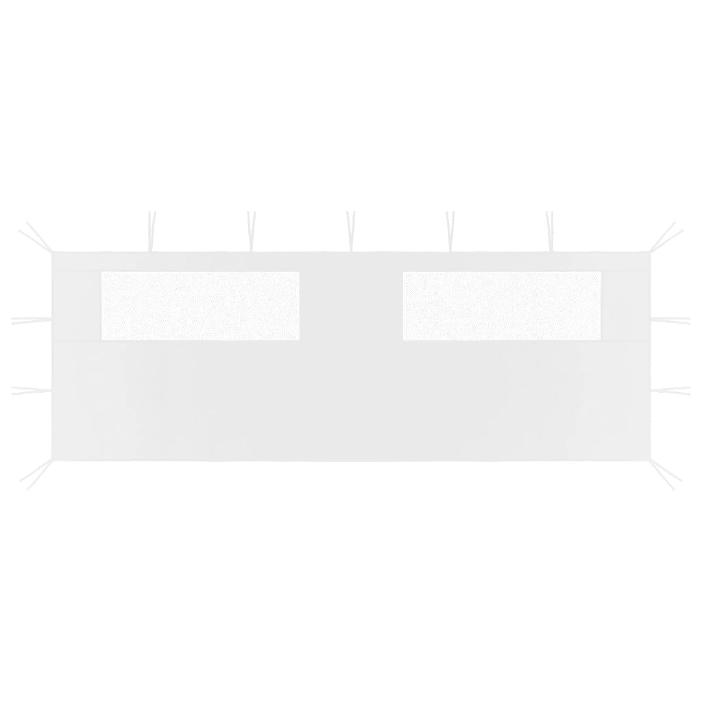Parete con Finestre per Gazebo 6x2 m Biancacod mxl 72722