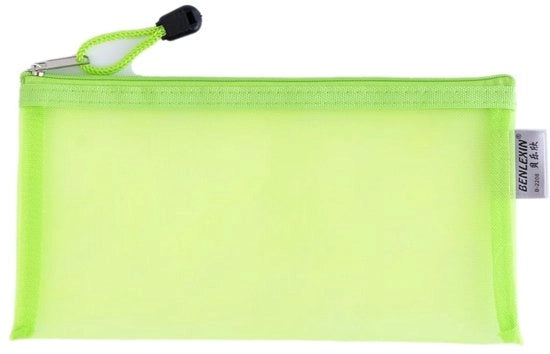 Documenti in Nylon - 6 pezzi - Chiusura a rullo - Borsa di stoccaggio - Dimensioni 22 x 11,5 cm