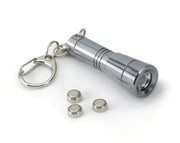 Portachiavi minitorcia a led batterie incluse
