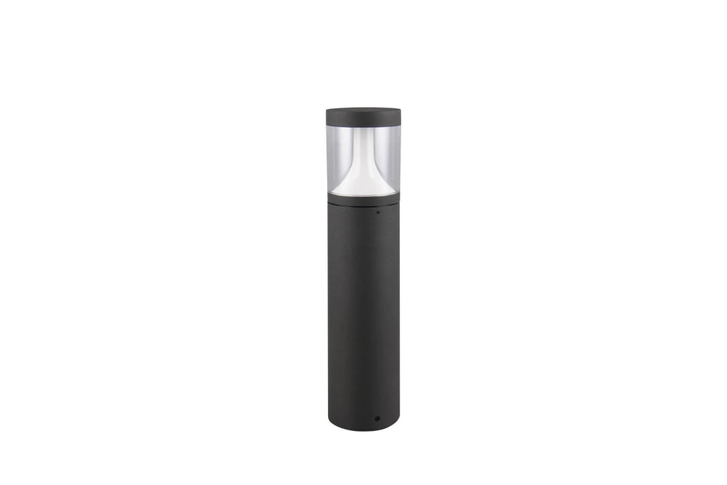 Lampione da giardino LED integrato nero 50 cm TAGUS Trio