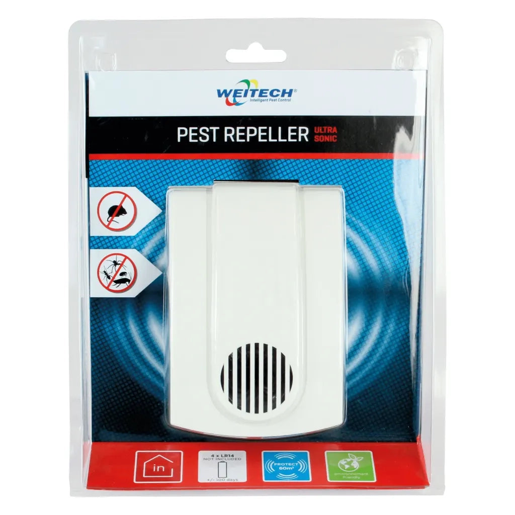 WEITECH Repellente Animali a Ultrasuoni 60 m² 428438