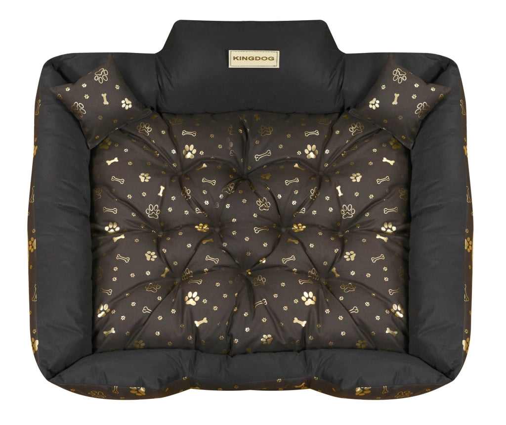 AIO FACTORY 115x95 cm KINGDOG Cuccia per cani impermeabile personalizzabile Golden Bones