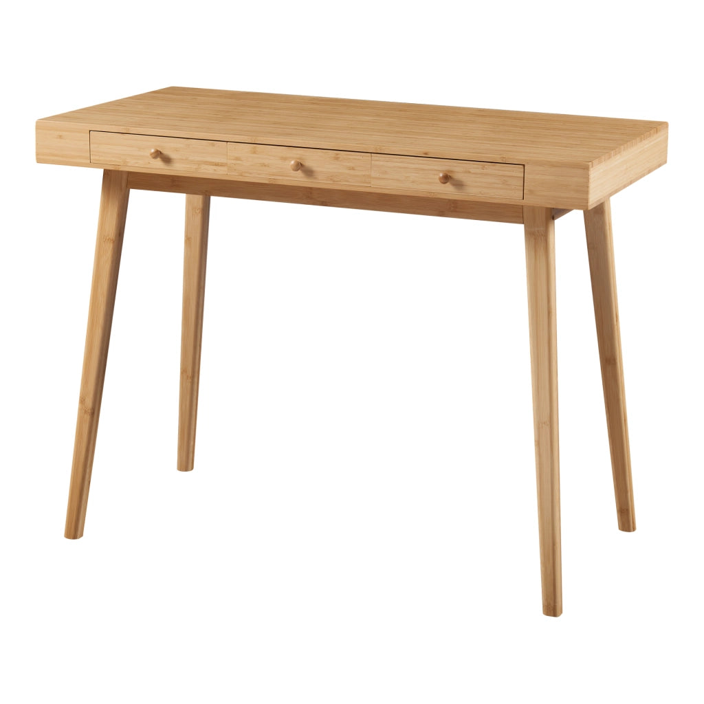 Scrivania Hässleholm in Bambù 100 x 50 cm color Naturale [en.casa]