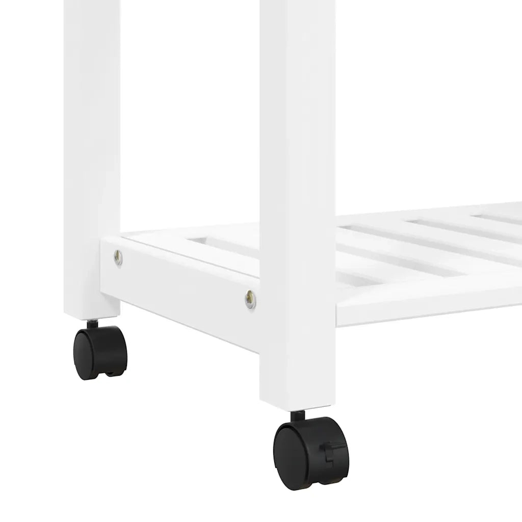 Carrello da Cucina MONZA 84x40x88,5 cm in Legno Massello di Pino 376102