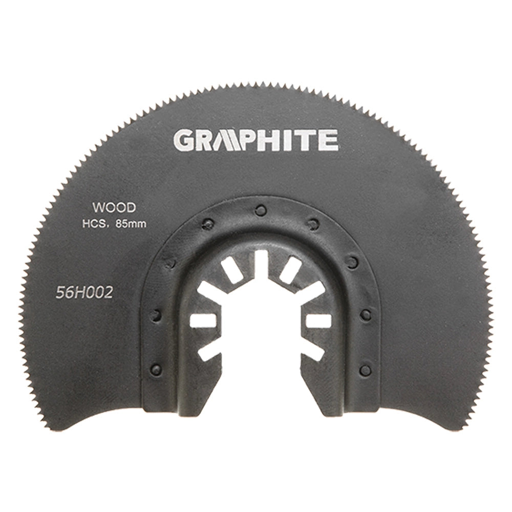 LAMA SEMICIRCOLARE PER LEGNO mm. 85  - GRAPHITE