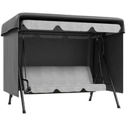 Copertura Impermeabile per Dondolo da Giardino 3 Posti ¨C zephmum ¨C Grigio 215x155x150 cm