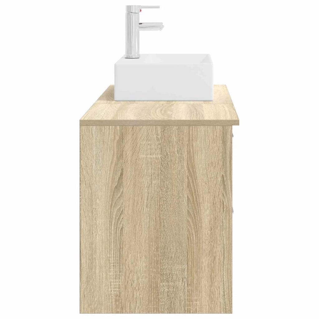 Set di mobili per il bagno 2 pcs Rovere Sonoma 3403890
