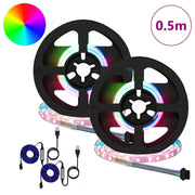Striscia LED 2 pz Nero e trasparente 250 mm Rame e plastica CFW1951497