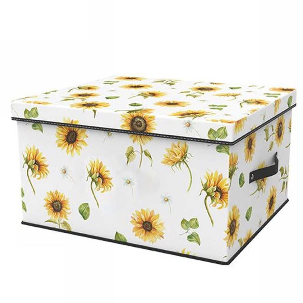 Trade Shop - Box Scatola Salvaspazio Armadio Contenitore Porta Oggetti Organizer 35x30x20 Cm -