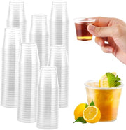 Set di bicchieri di plastica riciclabili 500 pezzi - 30 ml - Materiale stabile e duraturo - Accessori per feste - Bicchieri per shot in plastica di alta qualità