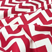 Tessuto Stoffa A Righe Zig Zag Cotone Cucito Rivestimento Fai Da Te Fodera Cuscini Divani 2,8x10 Mt