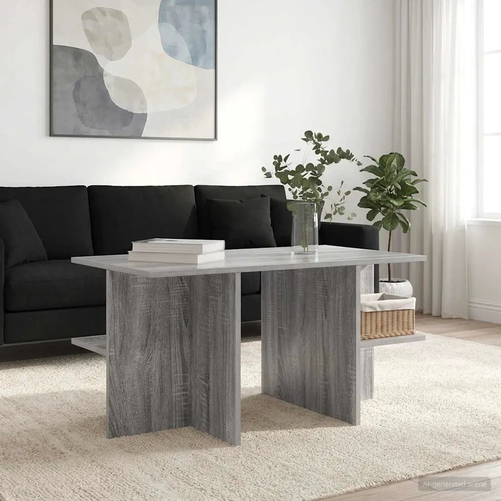 Tavolino da salotto Grigio Sonoma 87 x 50 x 45 cm 8001060