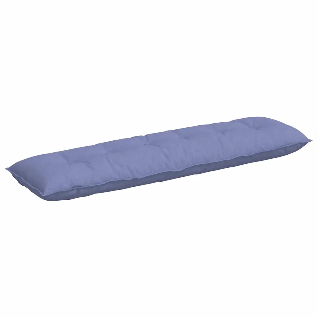 Cuscino per Schiena | Cuscino dorsale Blu jeans 180 x 19 x 50 cm Tessuto