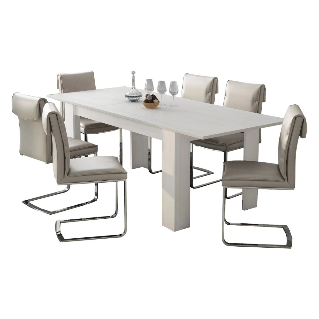 Campora, Tavolo Allungabile Allungabile, 220x90x75h cm Bianco
