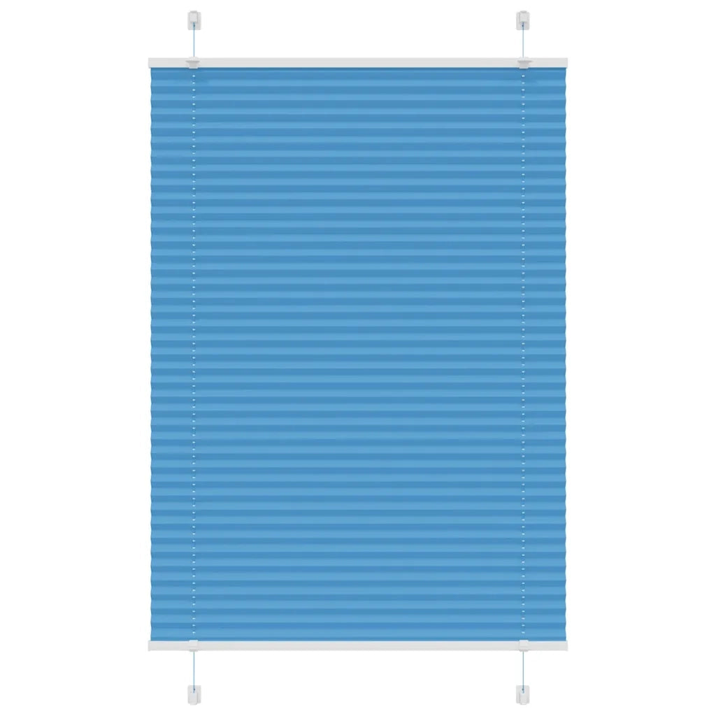Tenda Plissettata Blu 90x150 cm Larghezza Tessuto 89,4 cm