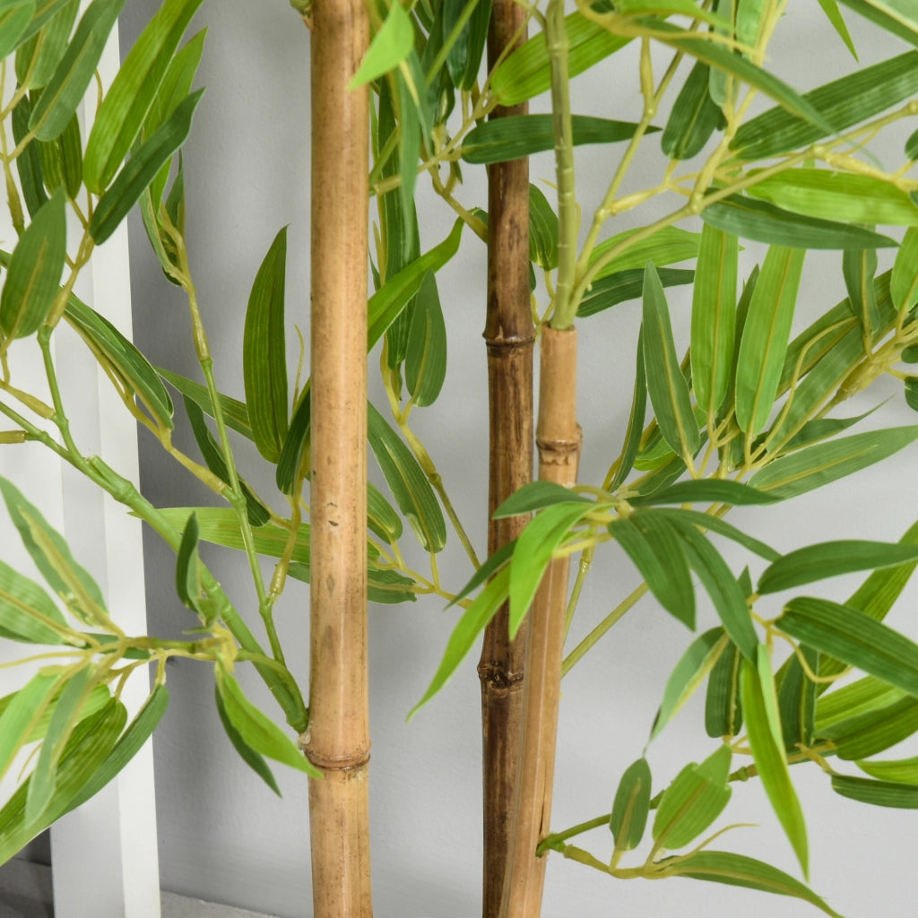 Pianta decorativa artificiale di bamb¨´, 120 cm, albero realistico per interni.