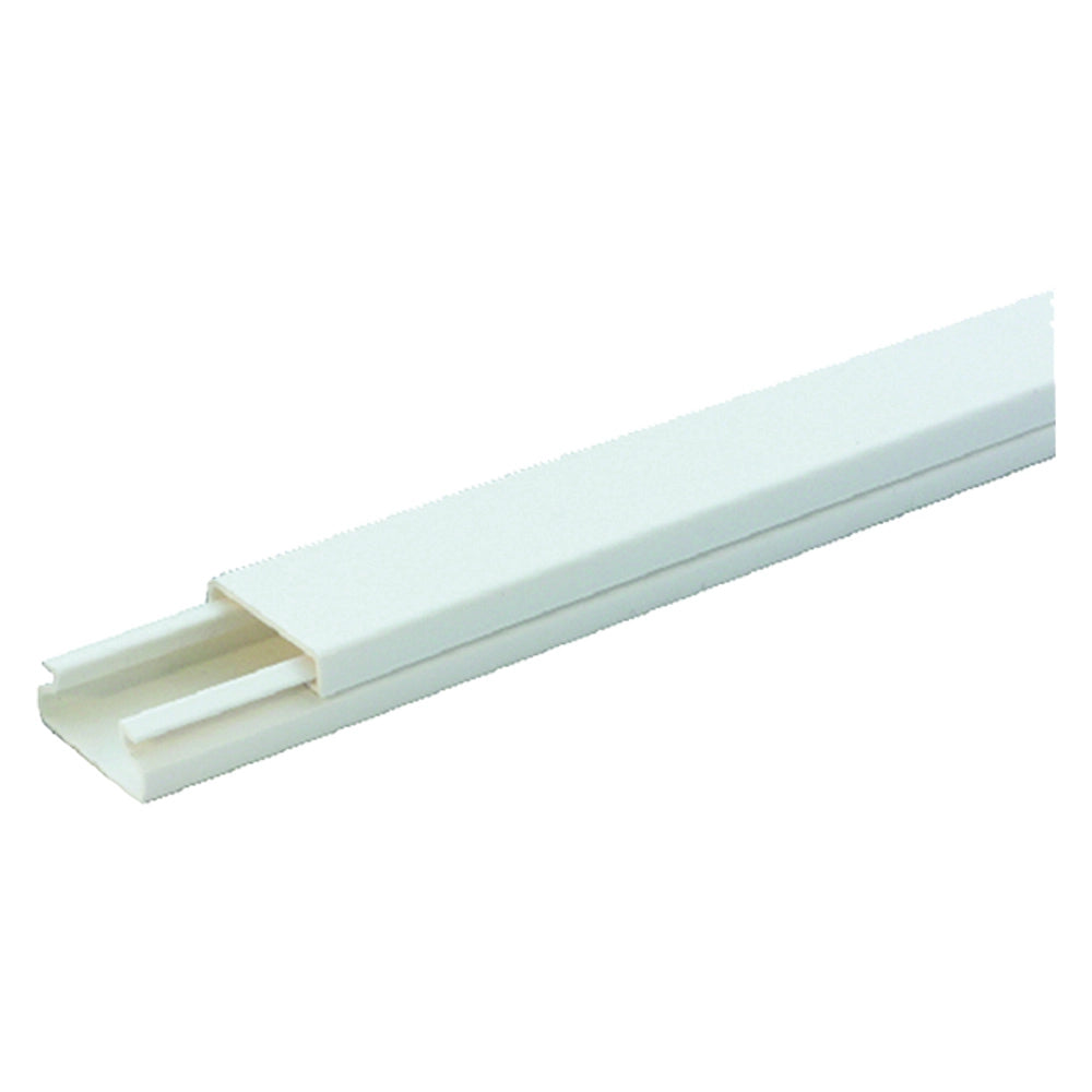 CANALINA PASSACAVI mm 15 x 17 - mt. 2 - art.61135 (senza separatore)- 10 pezzi