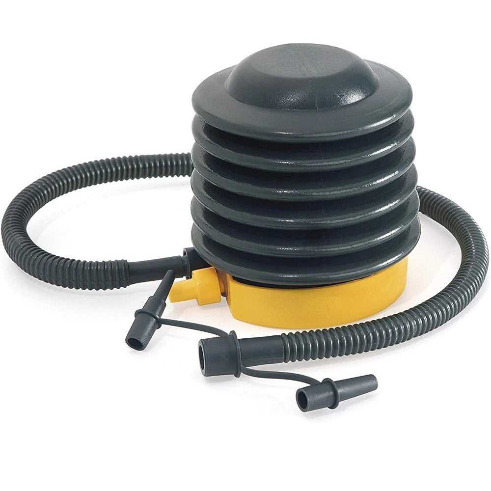 Trade Shop - Pompa Ad Aria Di Gonfiaggio A Piede 13 Cm Air Step Con Adattatori Valvole 62147 -
