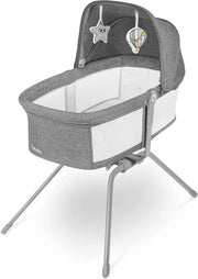 Culla Evo, lettino da campeggio con materasso per bambini fino a 9 kg, tenda, moschettone