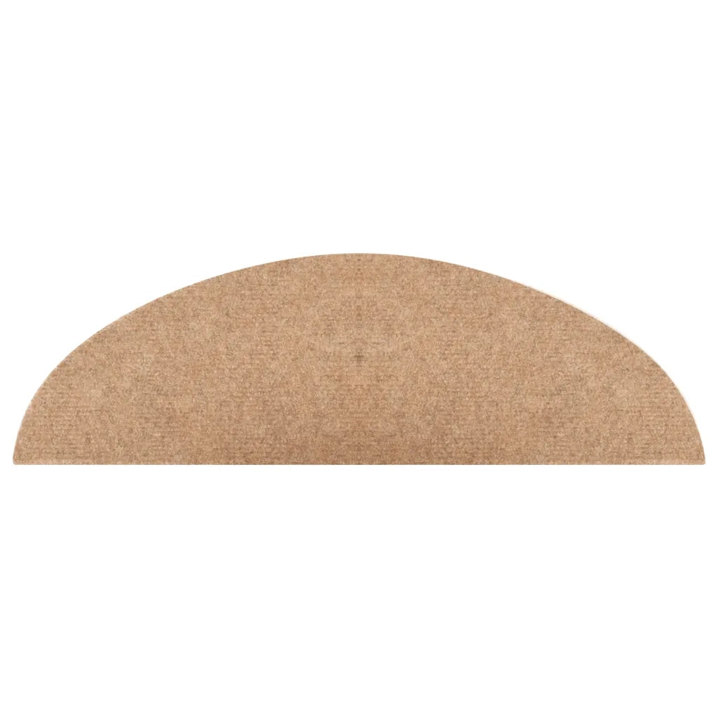 Tappetini Autoadesivi per Scale 30 pz Beige 56x17x3 cm