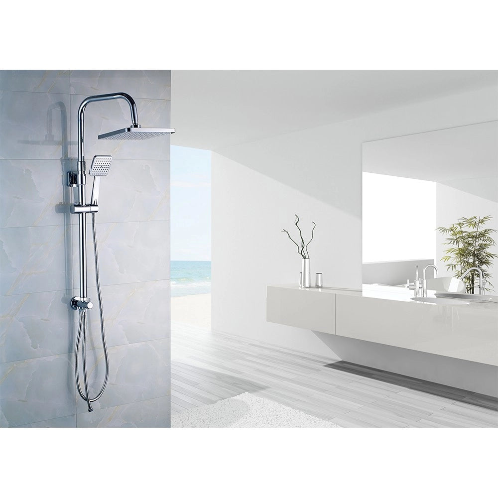 Colonna doccia serie oasi design quadro e risparmio acqua integrato