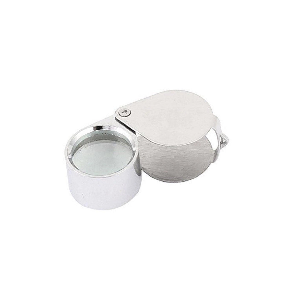 Trade Shop - Mini Lente Ingrandimento 20x21mm Tascabile Acciaio Eye Loupe Gioiellieri Monete -