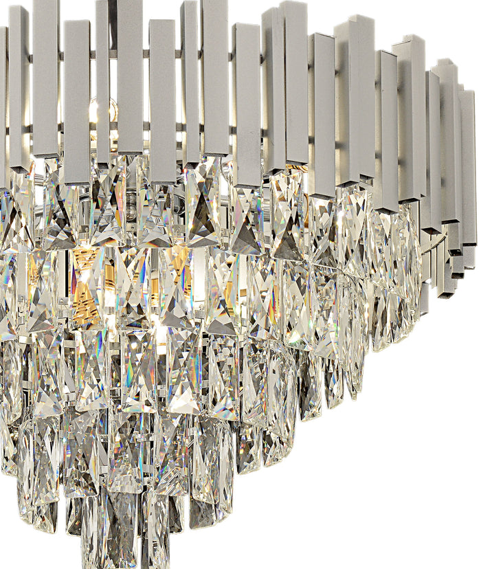 Lampada Cristal G051-cp 50cm Chrome