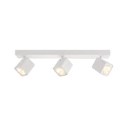 Faretto soffitto triplo moderno bianco orientabile LED 15W
