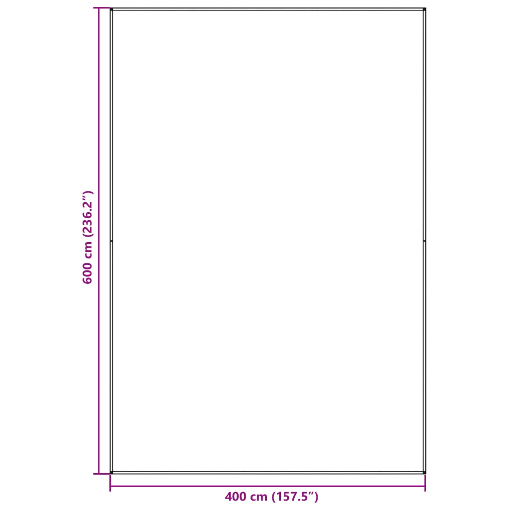 Accessorio per Tende Blu-grigio Polietilene 400 x 600 cm