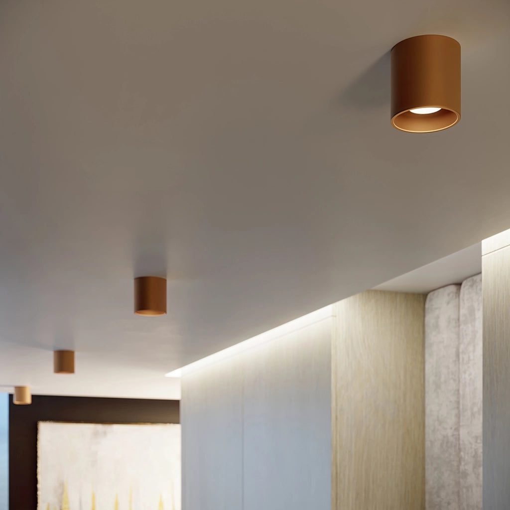 Applique RONDEO cilindro oro ottone 1xG9 8W Pure Lume
