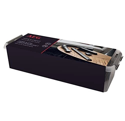 AEG AKIT23 Kit di accessori Universale per aspirapolvere 4 pezzi con tubo flessibile bocchetta fessure 27 cm spazzola mobili e piccola bocchetta colore Nero
