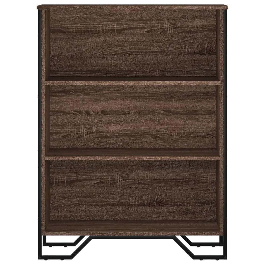 Libreria Rovere Marrone 80x31x106 cm in Legno Multistrato 848628