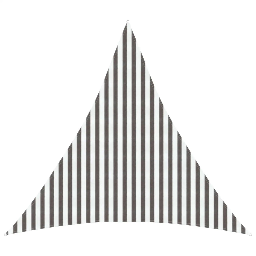 Vela Parasole | Telo Ombra | Vela da ombra Grigio chiaro e bianco 4 x 4 x 4 m HDPE